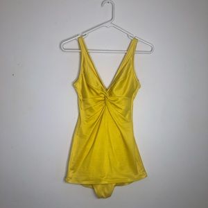 Vintage yellow swimsuit